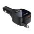 ACEFAST B17 95W Car Charger USB-C + USB-A LED Display Fast Charging Adapater with Retractable Cable - Black